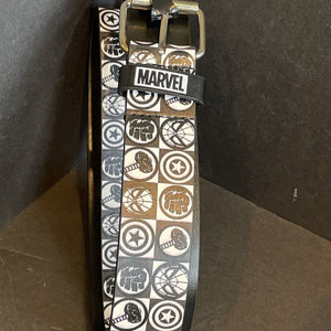 Marvel Hero Icon Mens M/L Belt Fits pant Size 33-36