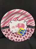 Sweet Safari Girl Jungle Animal Pink Baby Shower Party 7" Paper Dessert Plates