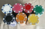 100 Solid Color Dice Edge Poker Chips Casino Chips U Choose Color NEW