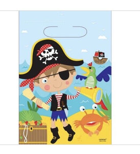 Little Pirate Loot Bags, 8 Count