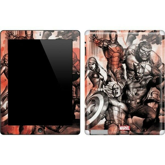 Marvel Avenger Assemble Sketch Apple iPad 2 Skin By Skinit NEW