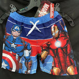 Marvel Avengers Youth Swim Trunks Size 4 UPF +50