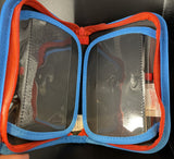 Amazing Spiderman Zip Around Pencil Case W/ Mini Sharpener Ruler & Eraser Marvel