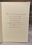 Sympathy For Daughter Greeting Card w/Envelope NEW