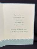 Irish Blessing St. Patrick's Day Greeting Card w/Envelope
