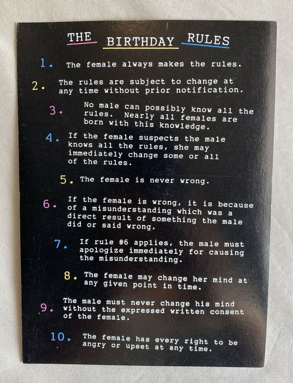 Happy Birthday Greeting Card w/Envelope NEW