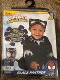 Jazwares Infant Marvel Black Panther 6-12 Months Costume