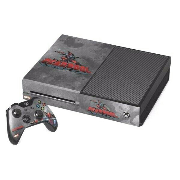 Marvel Deadpool Unsheathed Xbox One Console & Controller Skin By Skinit NEW