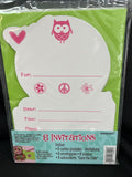 Hippie Chick Invitation Set W/ Envelopes (8ct)