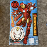 IRON MAN Offically Licienced Wall Decal 15-17182 Fathead 24”wide x 36” Tall