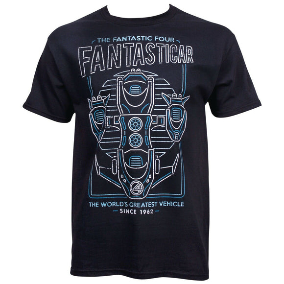 Marvel Fantastic Four Fantasticar T-Shirt Size XXX-Large 3XL NEW