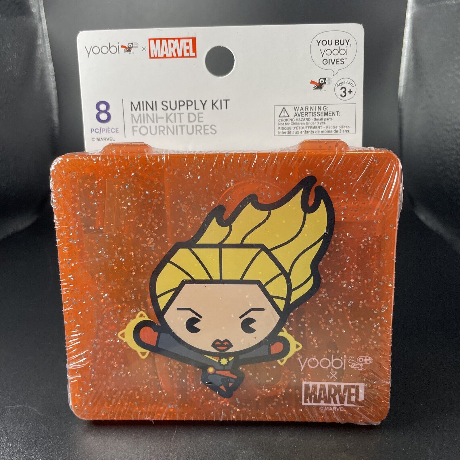 Yoobi Marvel Captain Marvel Kid Scissors with Cover New in Package