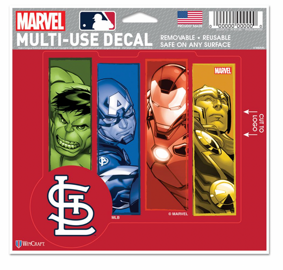 St. Louis Cardinals MARVEL MULTI-USE DECAL 5