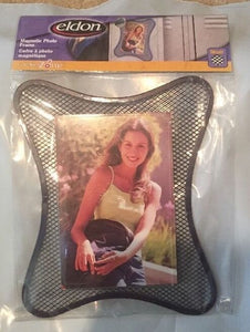 Eldon Magnetic Photo Frame For Locker W/ Navy Mesh Frame NEW