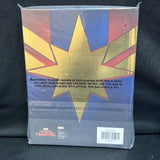 Captain Marvel Logo Notebook Journal 8 1/4 X 6 1/4 Endgame Avengers Shield NEW