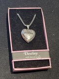 Heart Picture Locket With Love Necklace 16-18" Chain Destiny