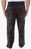 Marvel Men's Deadpool Christmas Ugly Sweater Fleece Sleep Pajama Pants Sz Large