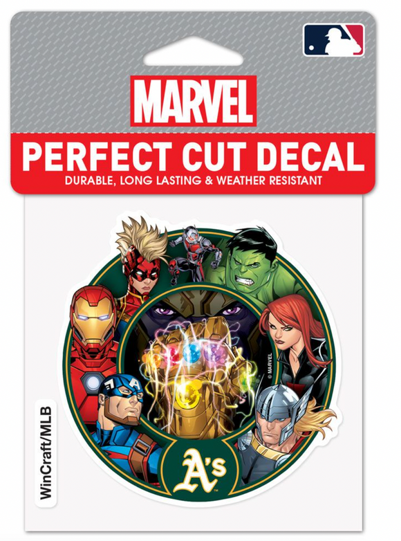 Oakland A's Marvel Avengers Perfect Cut Decal 4