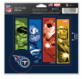 Tennessee Titans MARVEL MULTI-USE DECAL 5" x 6"