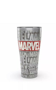 Marvel Logo 30oz Tervis Stainless Steel Tumbler W/Slider Lid Hot or Cold