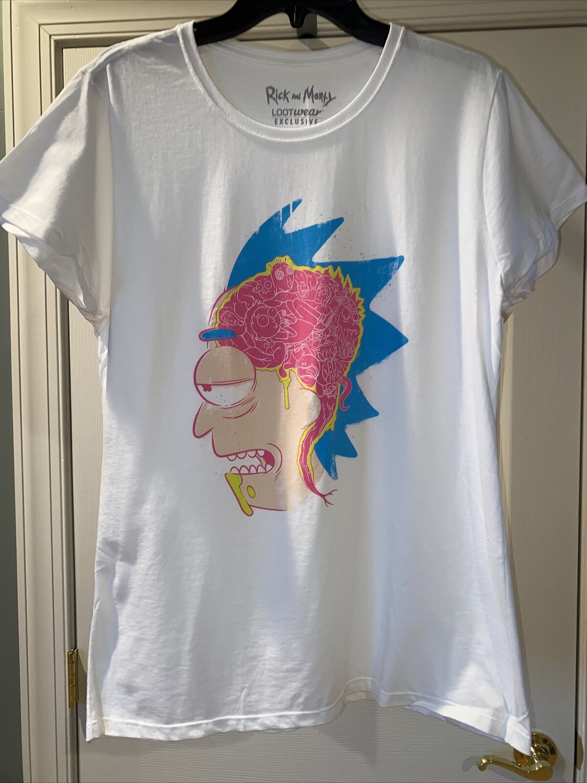 opstrøms filthy Bestået Rick and Morty Loot Crate Wear Exclusive Rick's Brain T-Shirt Women's – The  Odd Assortment