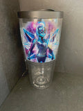Captain Marvel And Goose 22 oz Double Wall Plastic Tumbler NEW