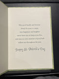 St. Patrick's Day Greeting Card w/Envelope