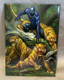 Black Panther with Cats PHOTO MAGNET 2 1/2" x 3 1/2 ITEM: 72674MV Ata-boy