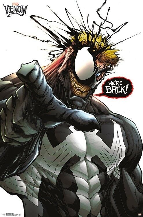 Venom We're Back Wall Poster 22.375”x34” Trends International Marvel NEW