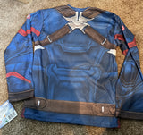 Rubies Youth Captain America Long Sleeve Shirt One Size Fits All