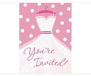 Bridal Shower Invitations “You’re Invited” 8 Ct