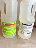 Scholastic CLEAR School Glue (2) 32.4 oz bottles Non-Toxic Washable