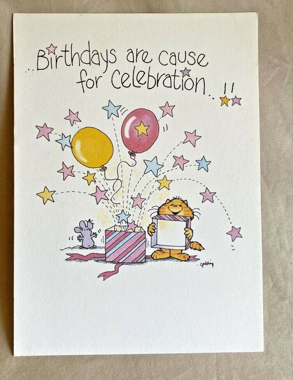 Happy Birthday Friend Greeting Card w/Envelope NEW