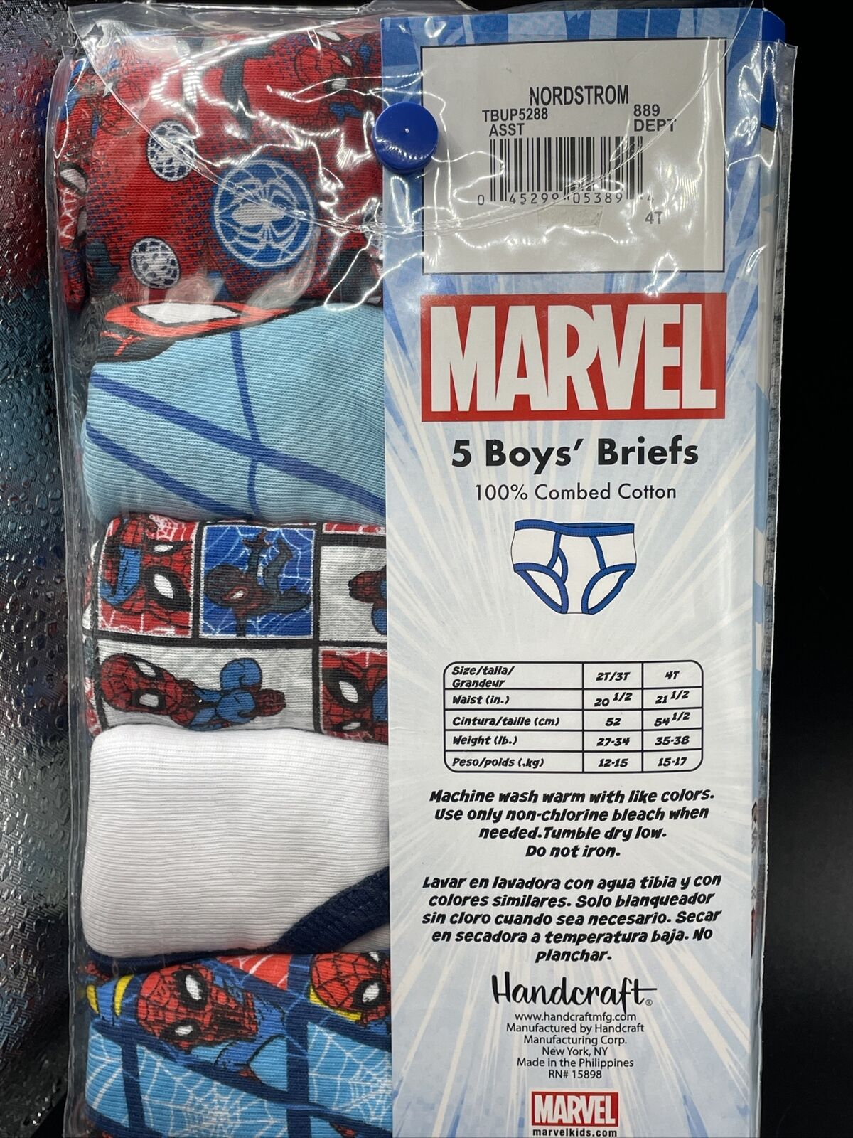 Marvel Action Toddler Briefs 5 Pack Size 4T – The Odd Assortment