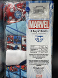 Marvel Action Toddler Briefs 5 Pack Size 4T