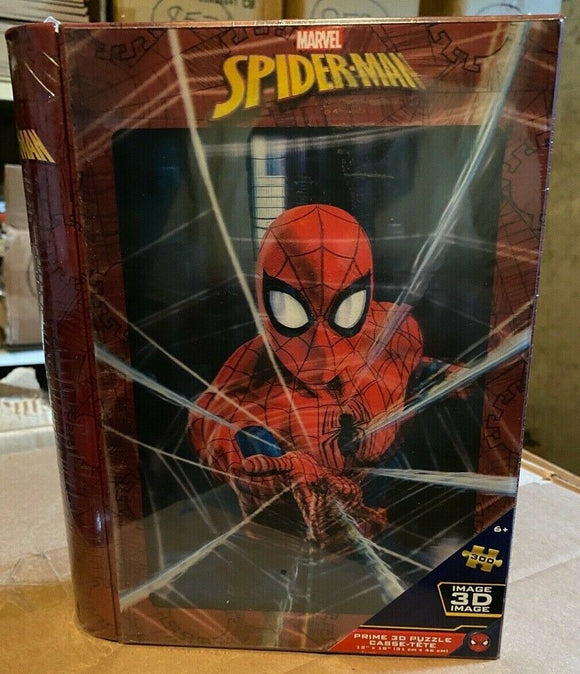 Marvel Spider-Man 300 Piece Prime 3D Puzzle with Tin Case