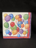 Balloons Birthday Beverage Napkins 16ct