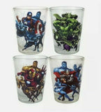 New Marvel Avengers Shot Glasses- Glassware Set of Four