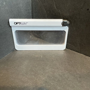 OptiSlim Magnifier W/Pen and Stylus By DM Merchandising, White, 3.5"x 2.25", New