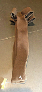 1 Pair Vintage Empire Youth Ribbon Stirrup Socks - Brown NEW