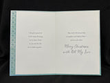 Merry Christmas Husband Greeting Card w/Envelope