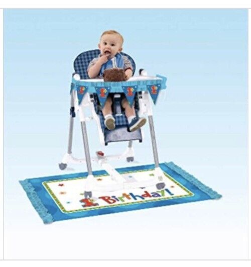 1st Birthday Boy High Chair Kit