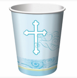 Faithful Dove Blue 9 Oz. Paper Cups