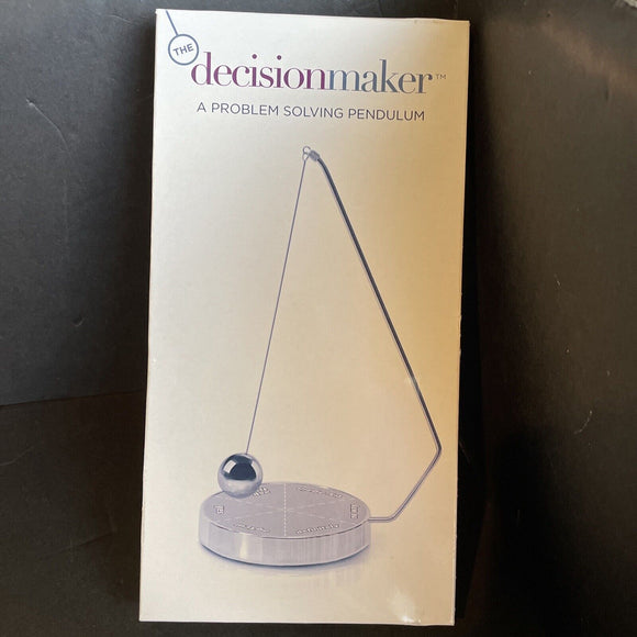 The Decision Maker A Problem Solving Pendulum Game