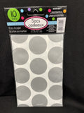 SILVER POLKA DOT Paper Favour Bags Pack of 10