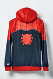 TEAM LIQUID X MARVEL SPIDER-MAN JERSEY HOODIE SZ LARGE