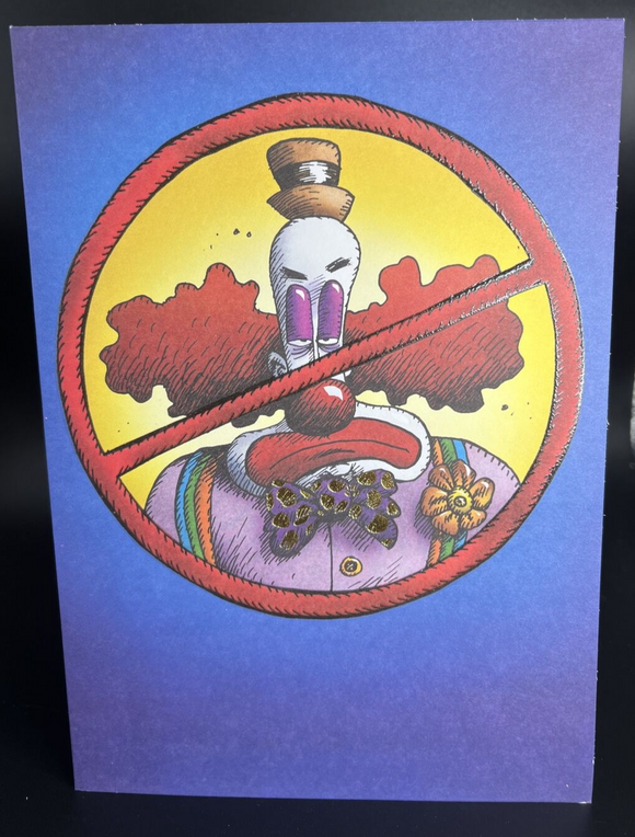 Clown Themed Birthday Greeting Card w/Envelope