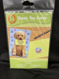 Party Pups Thank You Notes (8 Ct)