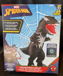 Venomosaurus Adult Inflatable Dinosaur Halloween Costume Spider-rex Jazwares New