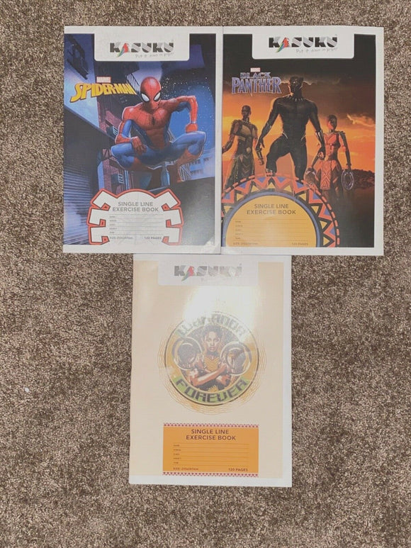 Marvel Avengers Exercise Notebook Single Line 120 Pages Soft Cover NEW